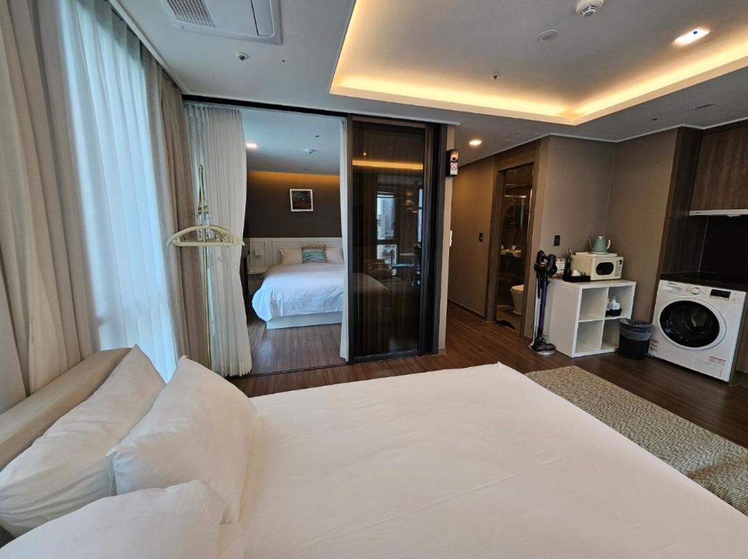 Apartamento Haeundae Ocean Family Ciudad Metropolitana de Ciudad Metropolitana de Busan Habitación foto